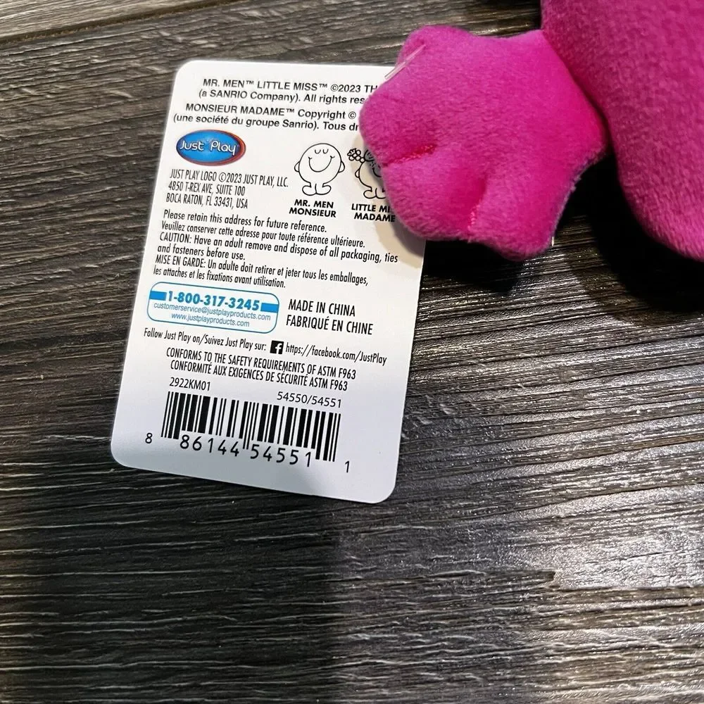 Little Miss Chatterbox The Mr. Men Show Plush Toy NEW‎ WITH TAG. VGC